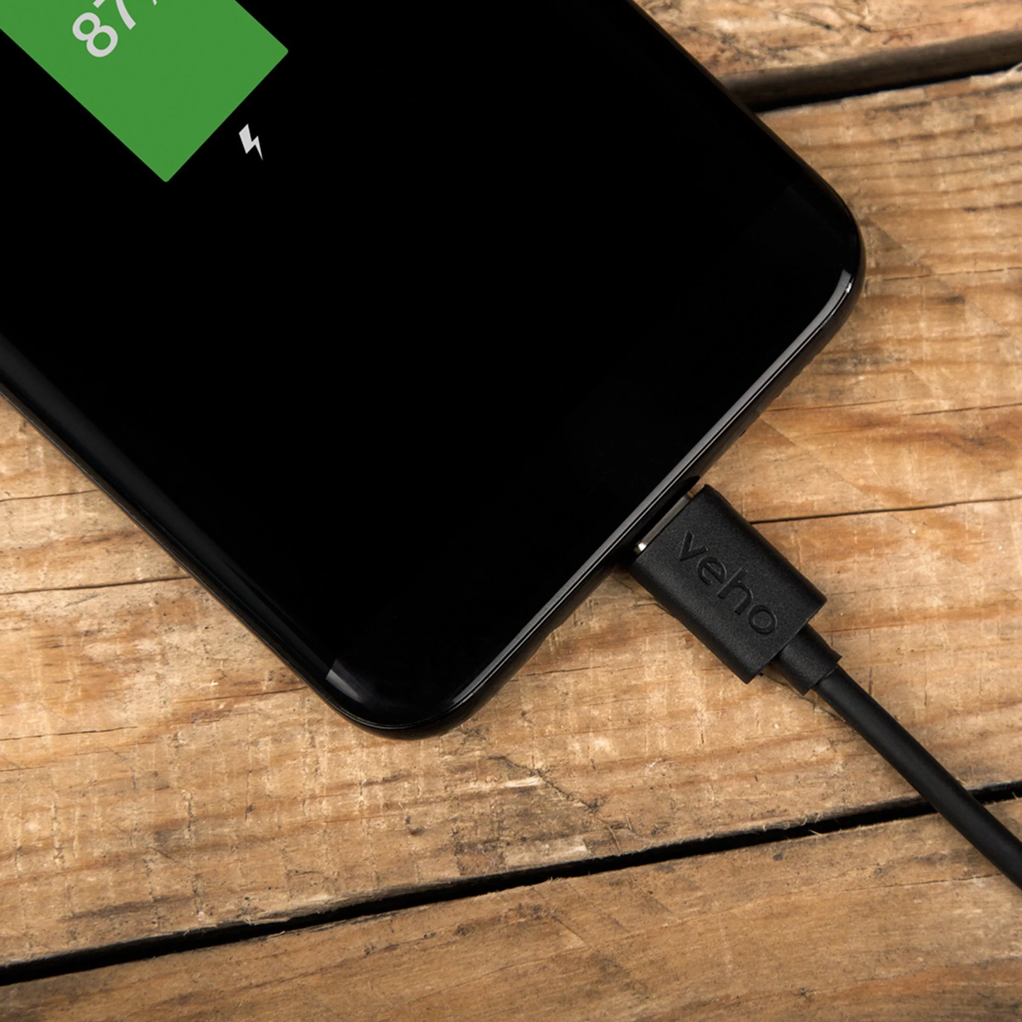 Veho Pebble USB-A to USB-C™ Universal Charge and Sync 1m/3.3ft Cable - Image 5